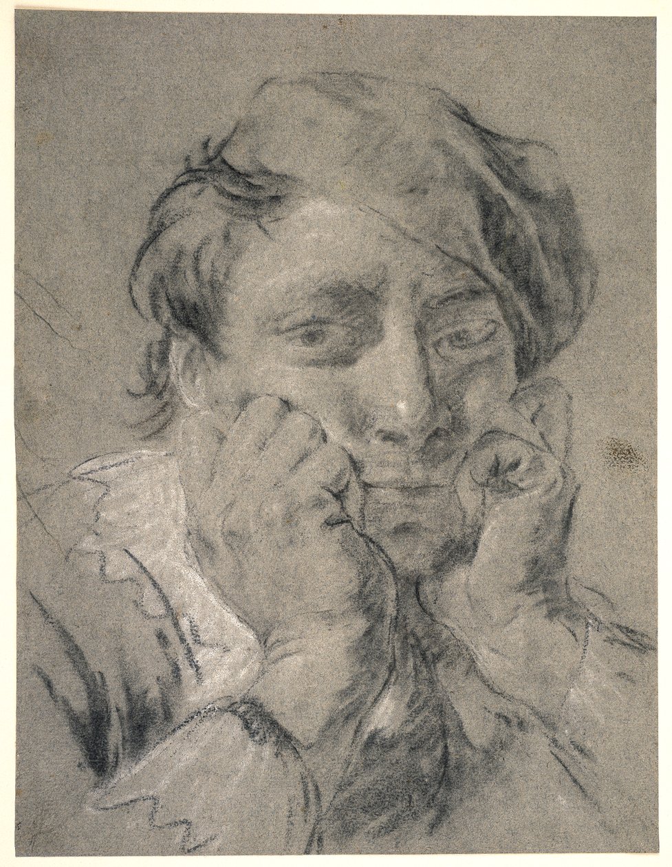 Ung man med en Beretta, med huvudet i händerna av Giovanni Battista Piazzetta