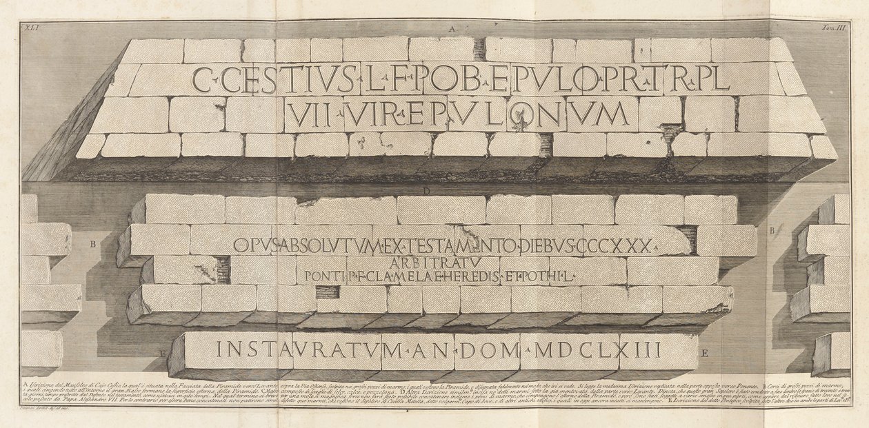 Antichit? romane (romerska antikviteter), vol. III av Giovanni Battista Piranesi