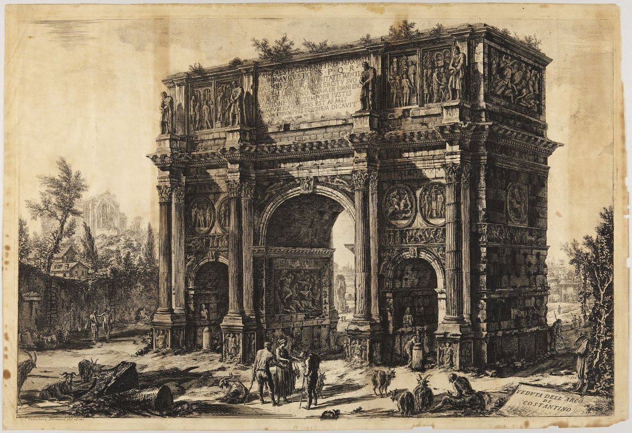 Konstantinbågen av Giovanni Battista Piranesi