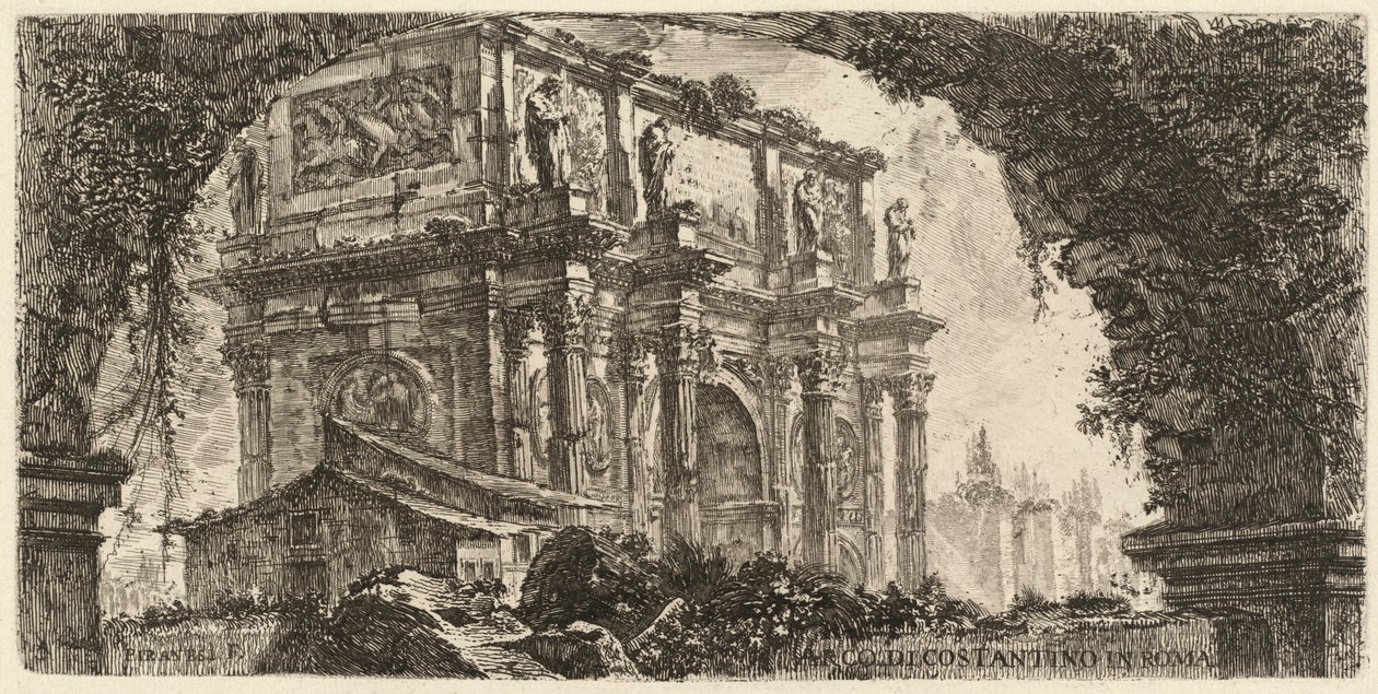 Konstantinbågen av Giovanni Battista Piranesi