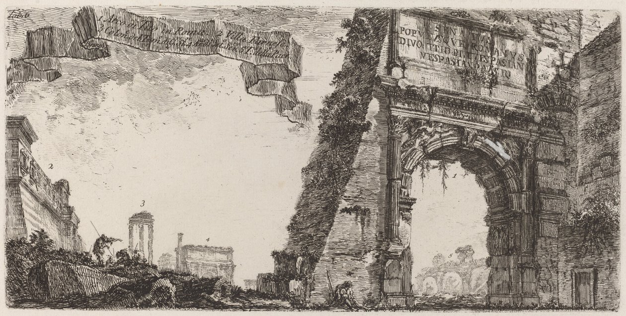 Titusbåge av Giovanni Battista Piranesi