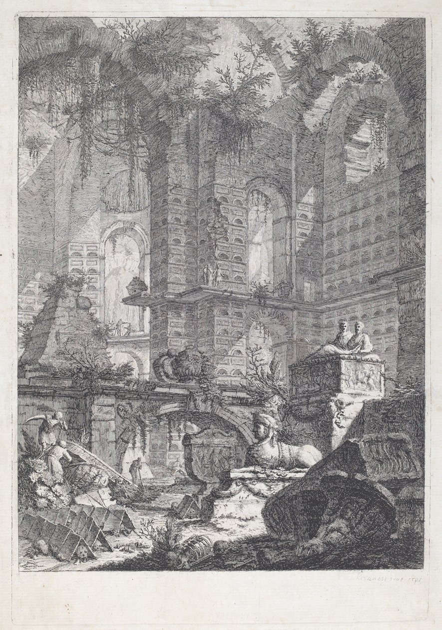 Gravkammare av Giovanni Battista Piranesi