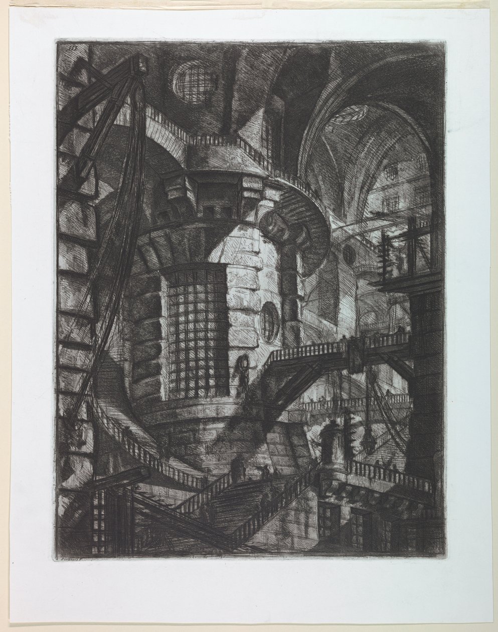 Fängelseserien, tavla III av Giovanni Battista Piranesi
