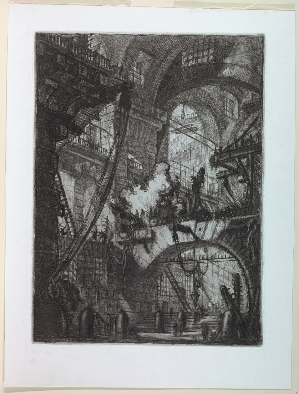 Prisons Series, skylt VI av Giovanni Battista Piranesi