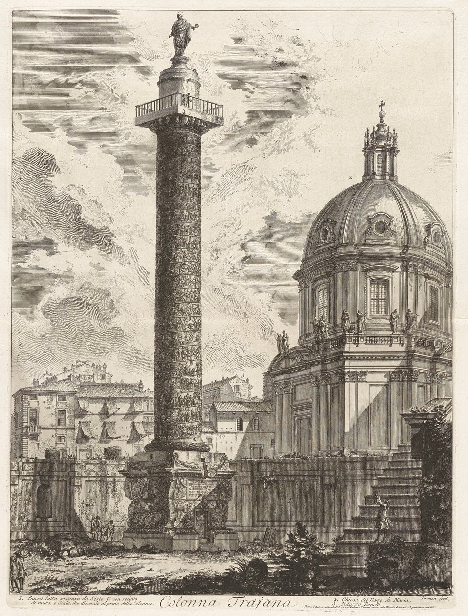 Trajanus kolumn (Trajanus av Giovanni Battista Piranesi