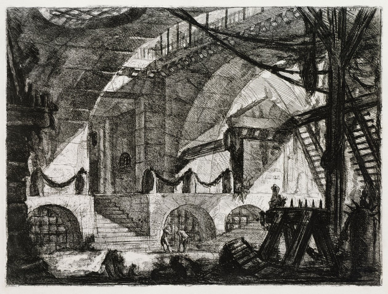 Sågbocken (blad 12 i: Carceri d