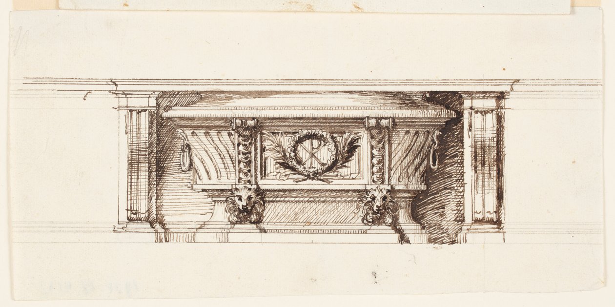 Design för en Altar Mensa av Giovanni Battista Piranesi
