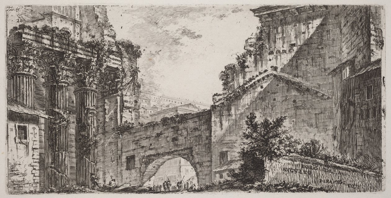 Augustus forum av Giovanni Battista Piranesi