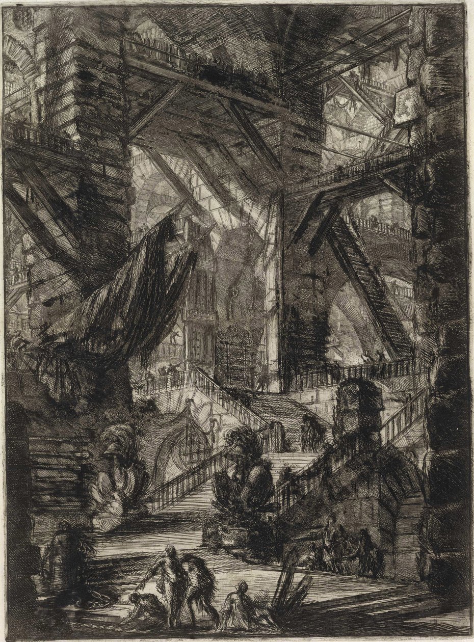 Från serien The Imaginary Prisons av Giovanni Battista Piranesi