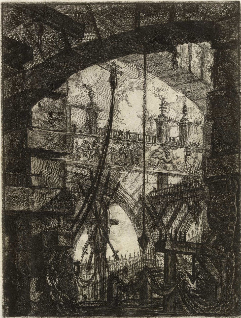 Från serien The Imaginary Prisons av Giovanni Battista Piranesi