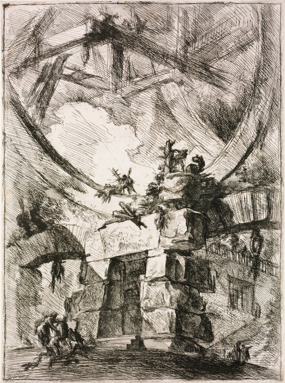 Från serien The Imaginary Prisons Le Carceri dInvenzione av Giovanni Battista Piranesi
