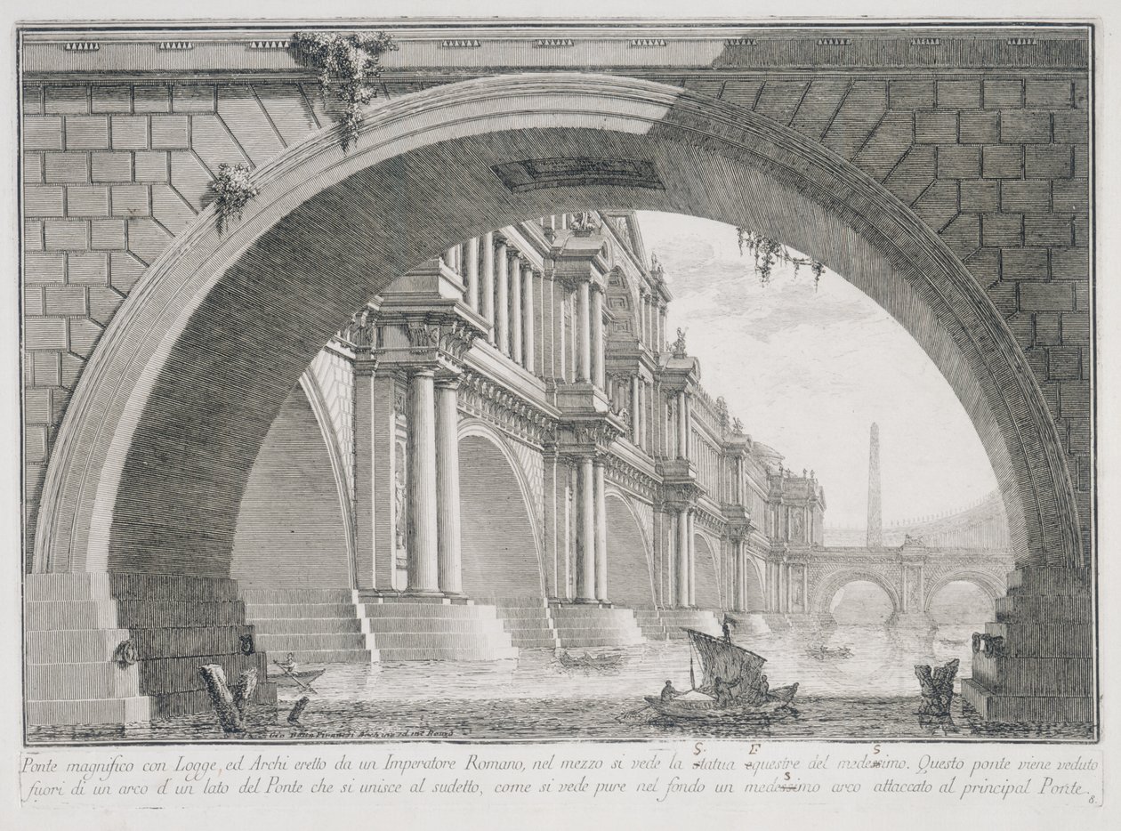 Hall i korintisk ordning av Giovanni Battista Piranesi