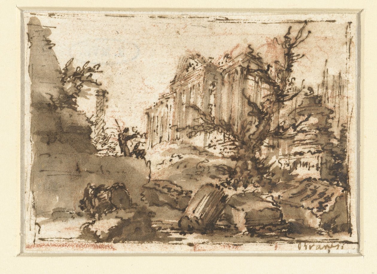 romerska ruiner av Giovanni Battista Piranesi