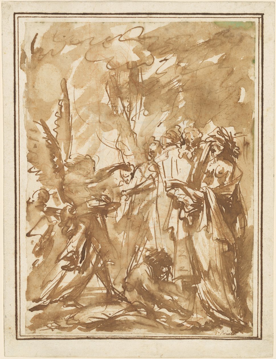 Scherzo med antika figurer av Giovanni Battista Piranesi
