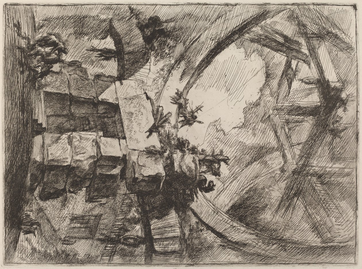 Det gigantiska hjulet av Giovanni Battista Piranesi