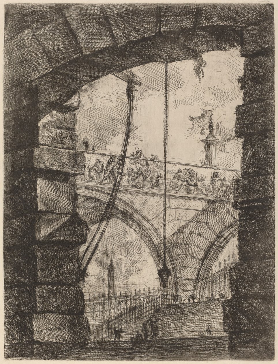 Grand Piazza av Giovanni Battista Piranesi
