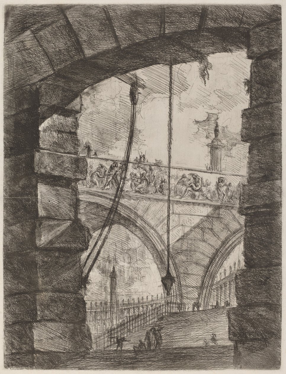 Grand Piazza av Giovanni Battista Piranesi