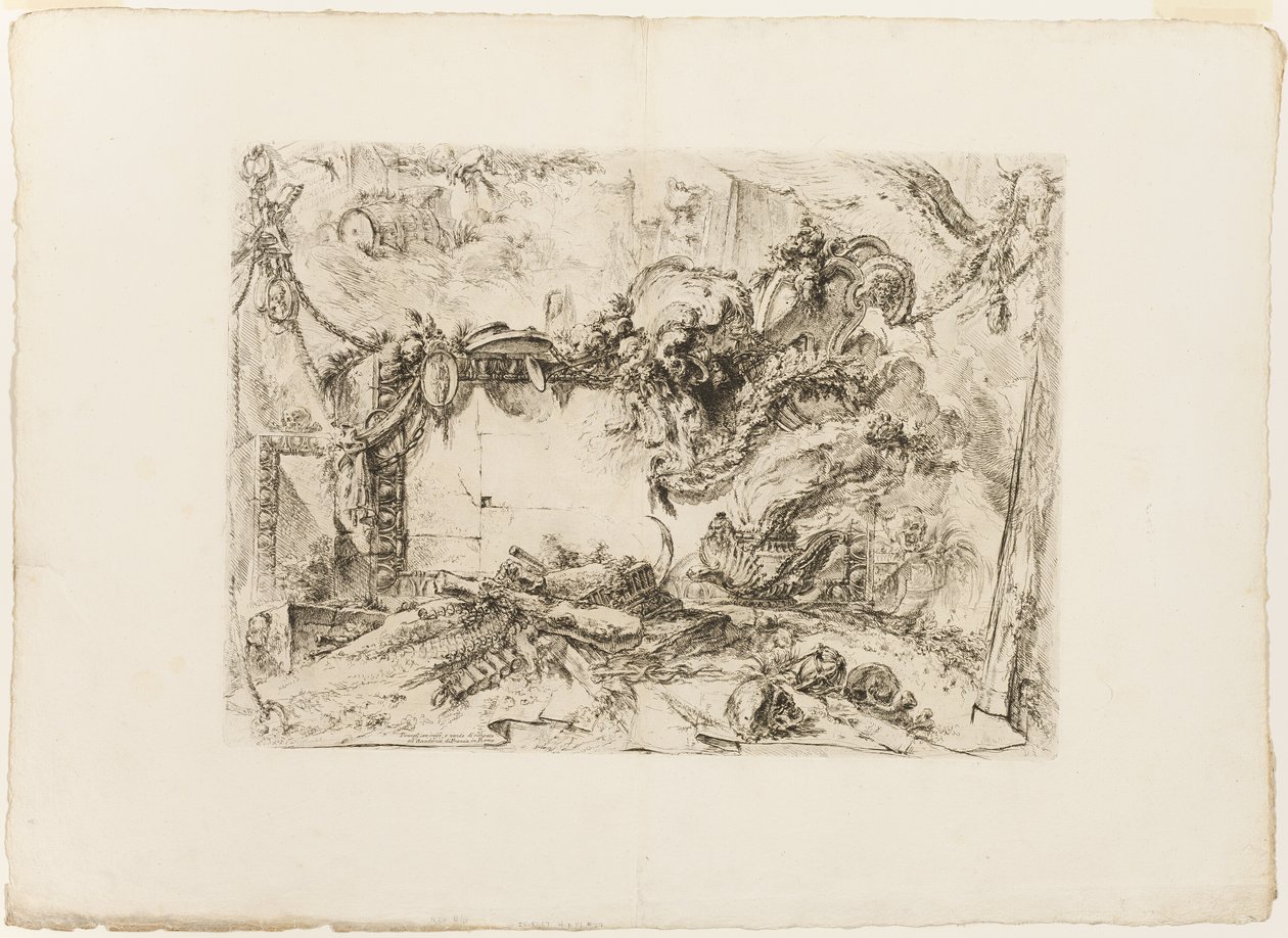 Den monumentala tabletten av Giovanni Battista Piranesi