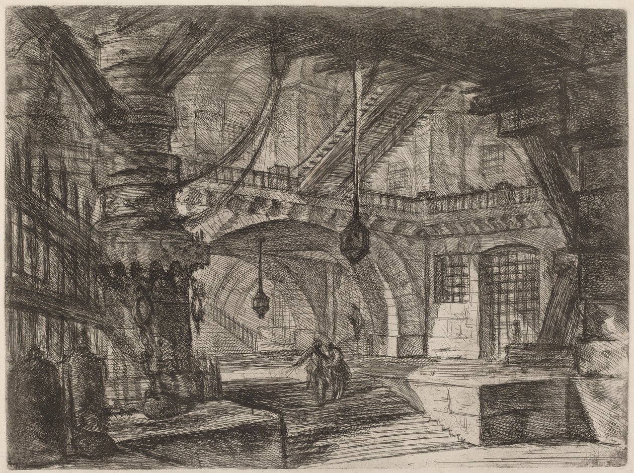Piren med kedjor av Giovanni Battista Piranesi