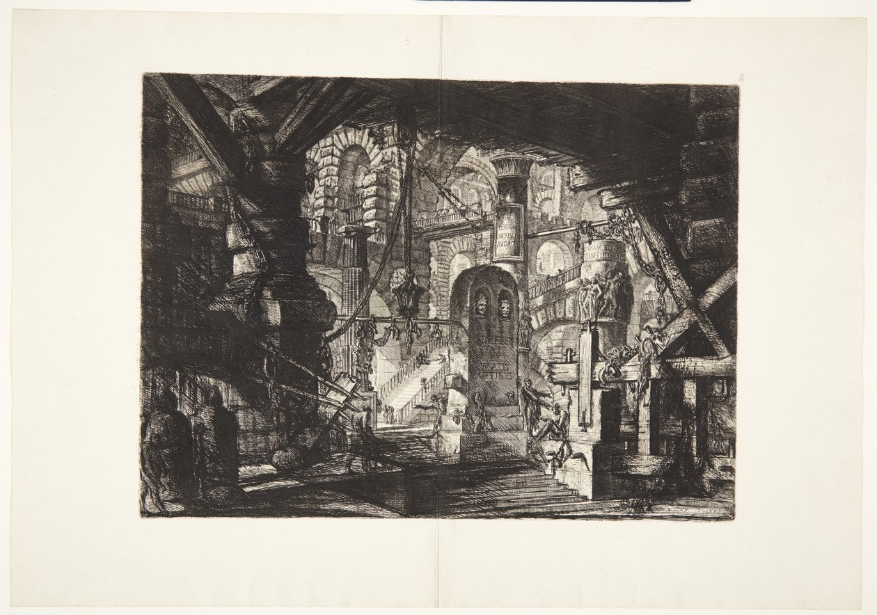 Piren med kedjor av Giovanni Battista Piranesi