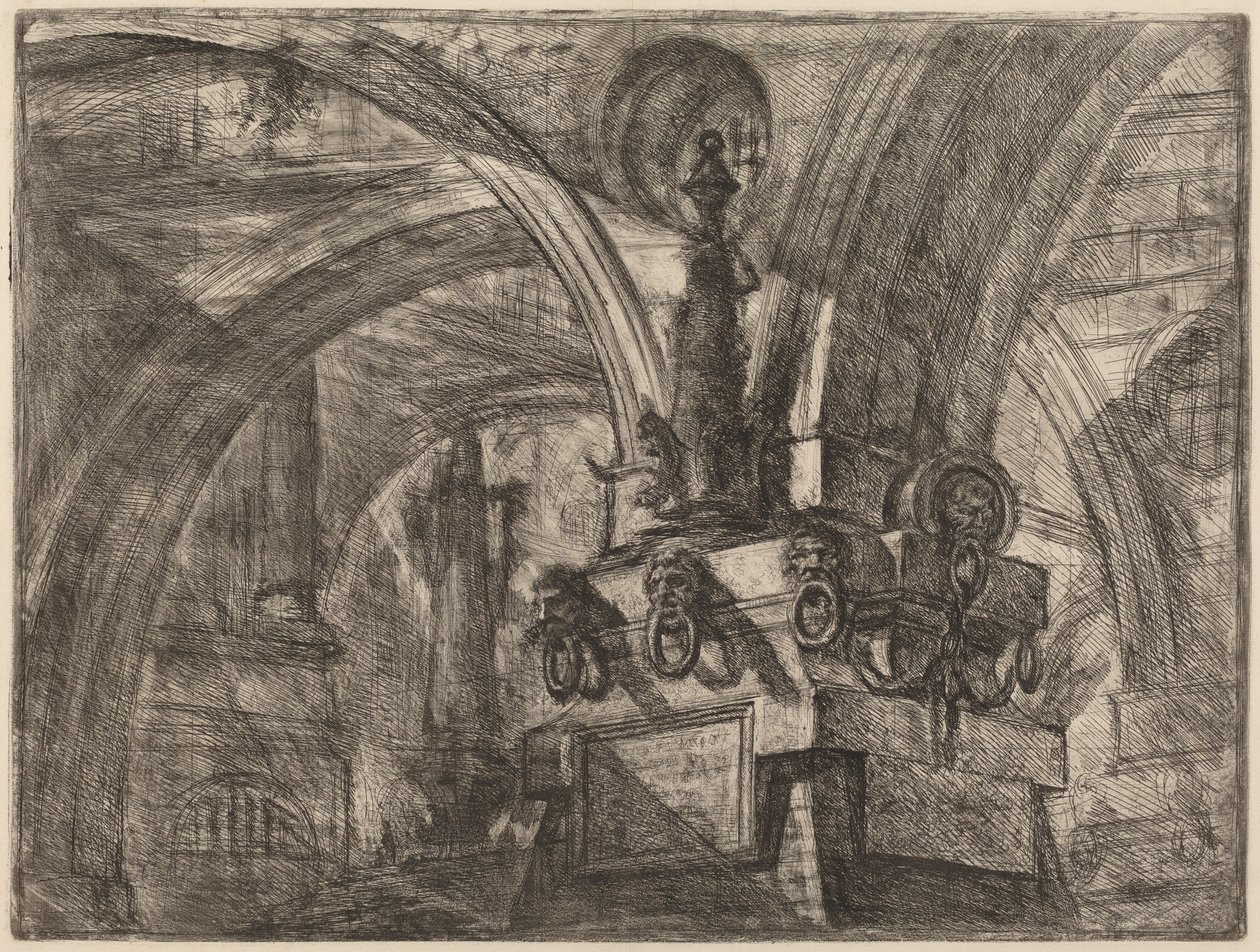 Piren med en lampa av Giovanni Battista Piranesi