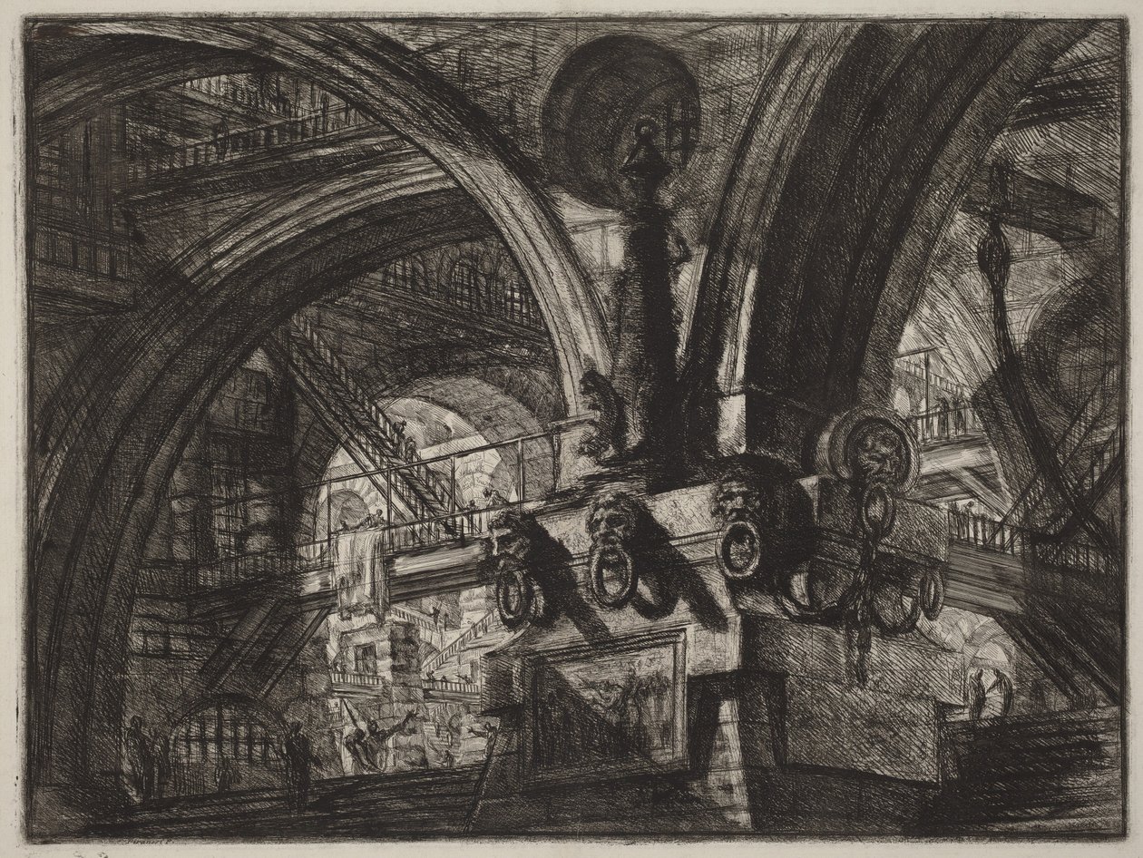 Piren med en lampa av Giovanni Battista Piranesi