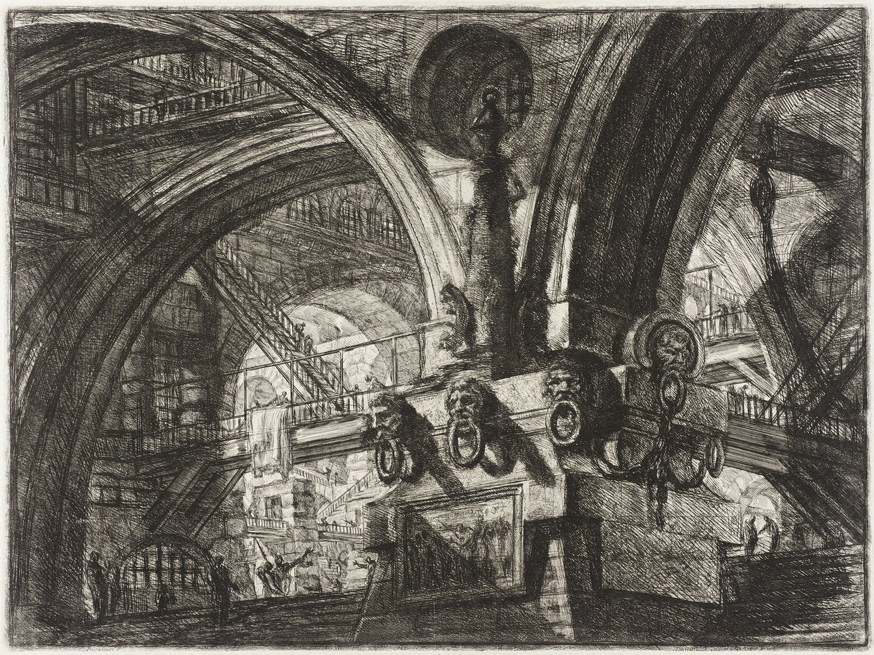 Piren med en lampa av Giovanni Battista Piranesi