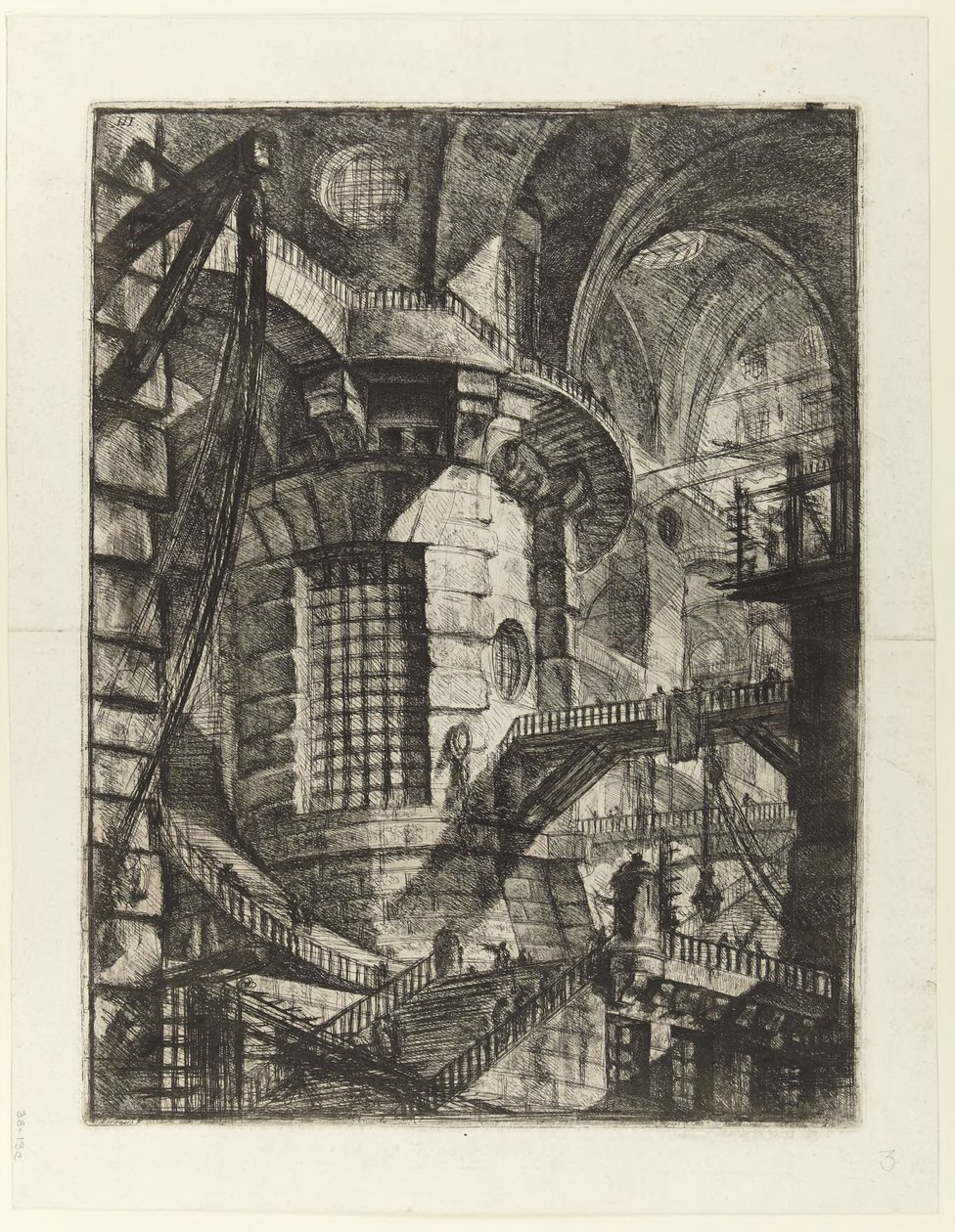 Det runda tornet av Giovanni Battista Piranesi
