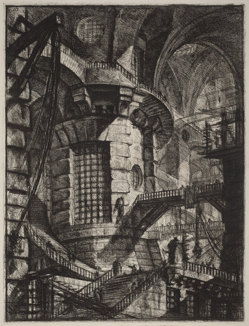 Det runda tornet av Giovanni Battista Piranesi