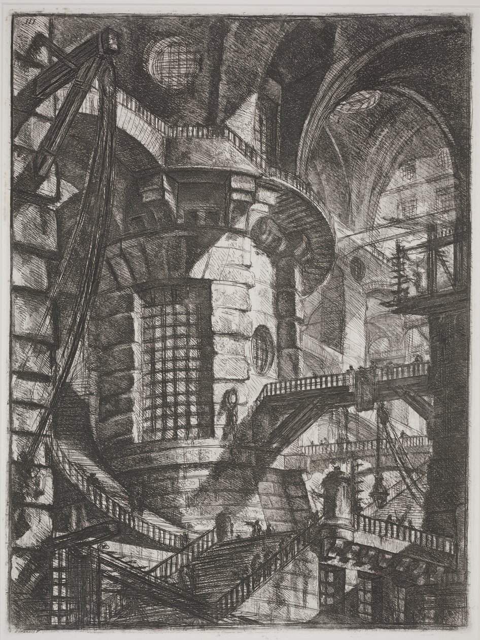 Runda tornet, ca 1761 (etsning) av Giovanni Battista Piranesi