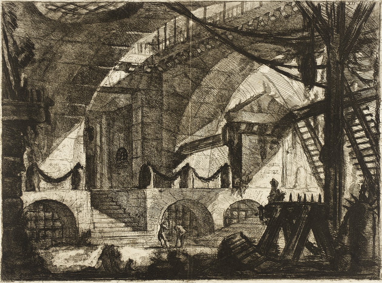 Sågbocken av Giovanni Battista Piranesi