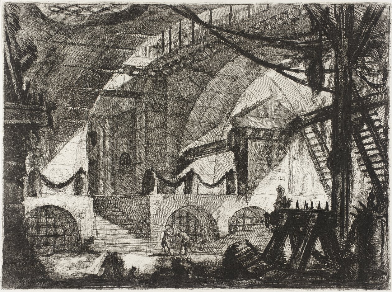 Sågbocken av Giovanni Battista Piranesi