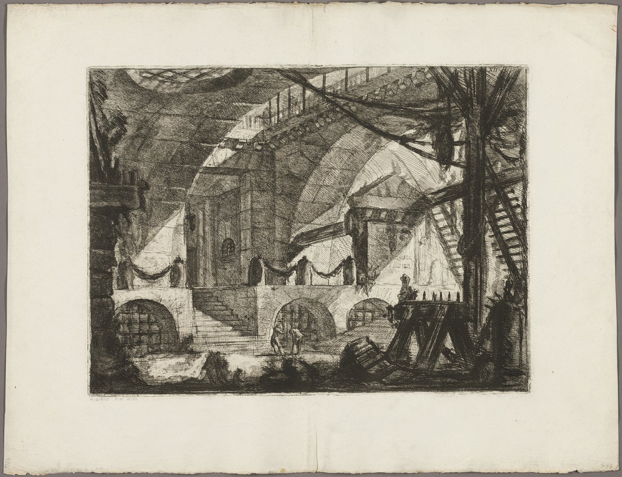 The Sawhorse, skylt 12 från Imaginary Prisons av Giovanni Battista Piranesi