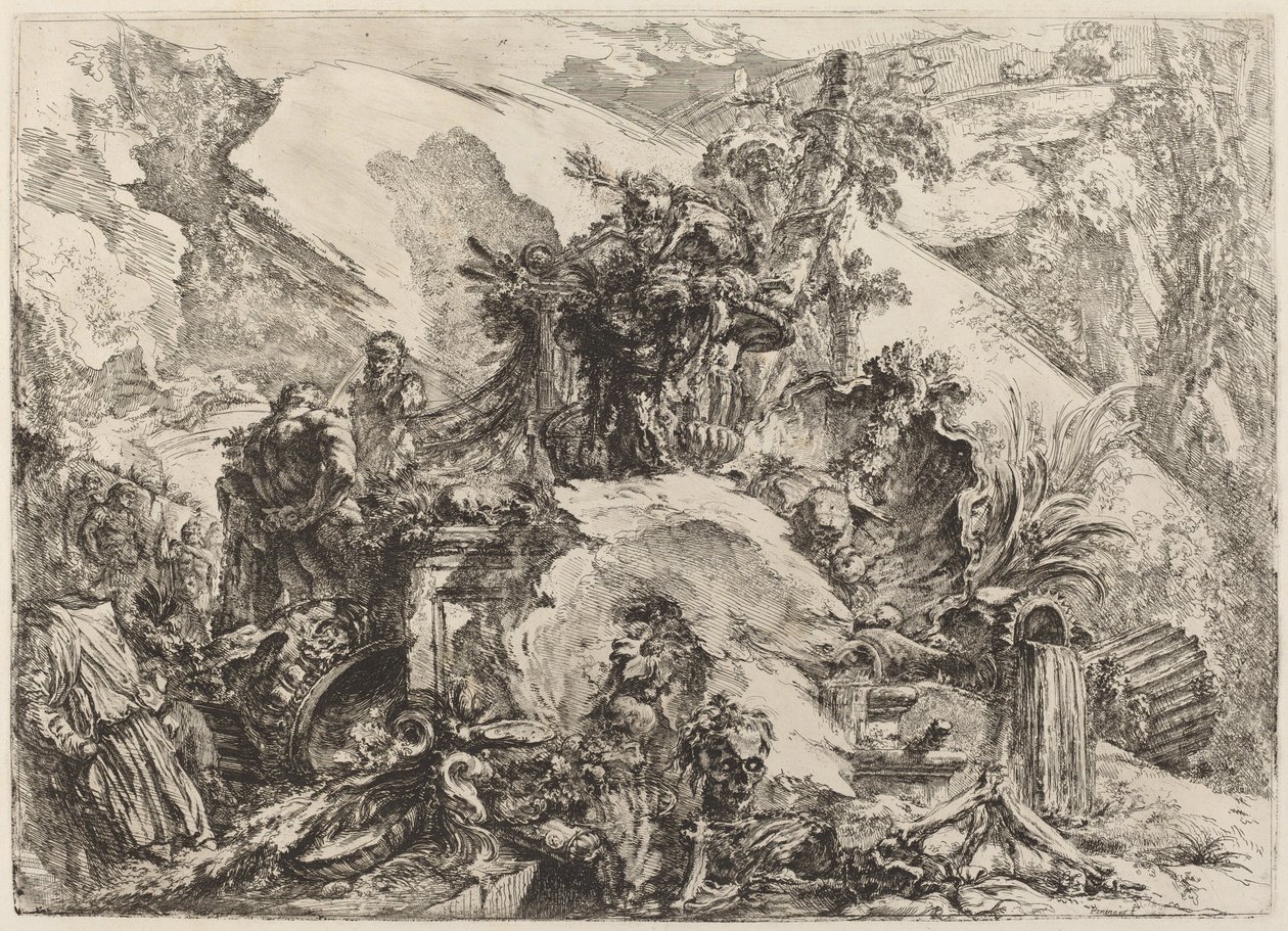 Skeletten av Giovanni Battista Piranesi