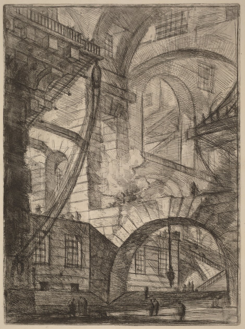 Den rykande elden av Giovanni Battista Piranesi