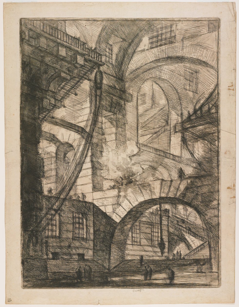 Den rykande elden av Giovanni Battista Piranesi