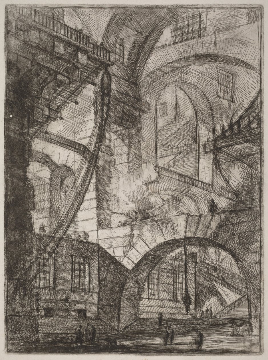 Den rykande elden av Giovanni Battista Piranesi