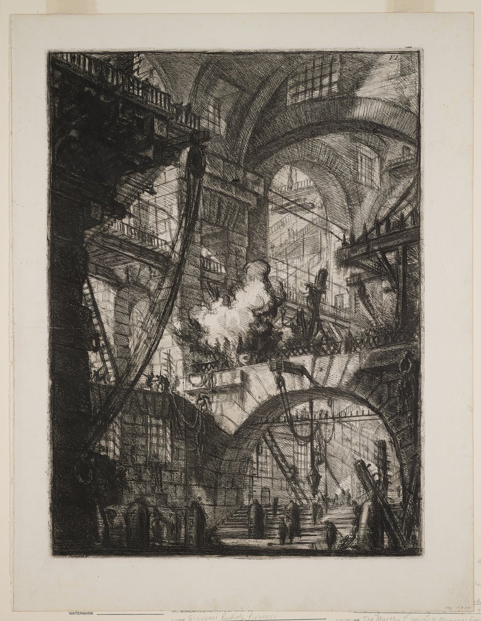 Den rykande elden av Giovanni Battista Piranesi