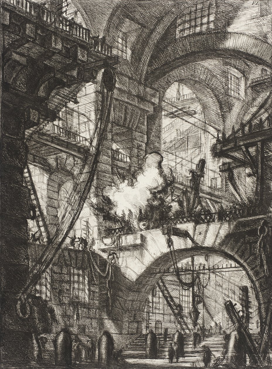 Den rykande elden av Giovanni Battista Piranesi