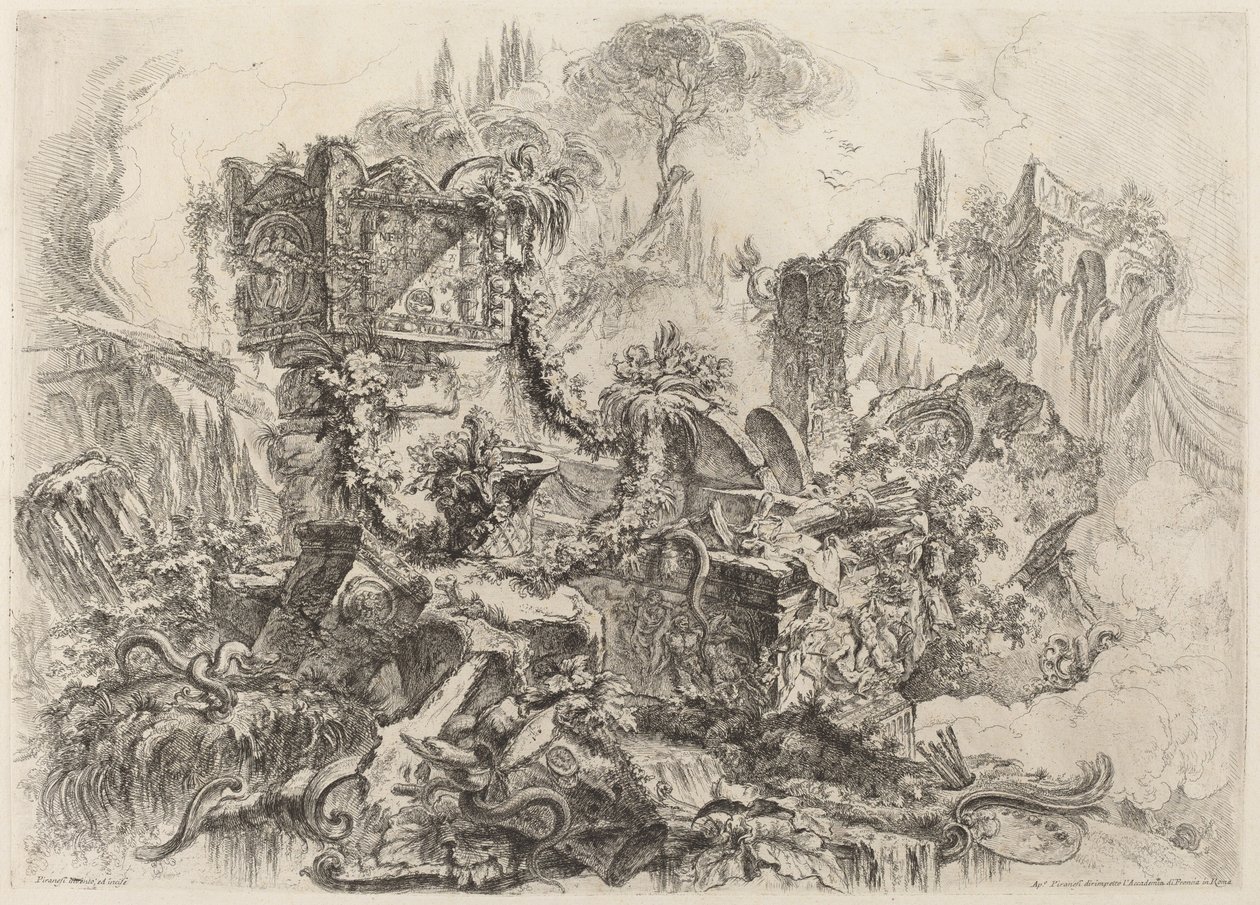 Neros grav av Giovanni Battista Piranesi