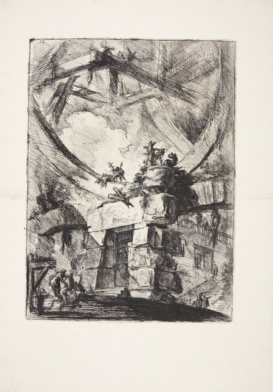 Det gigantiska hjulet av Giovanni Battista Piranesi