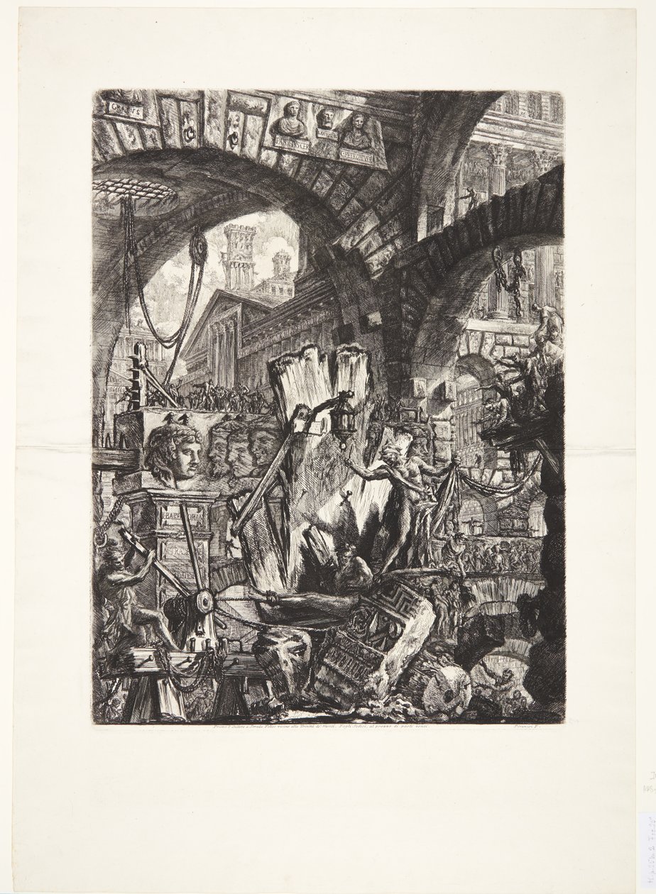 Mannen på hyllan av Giovanni Battista Piranesi
