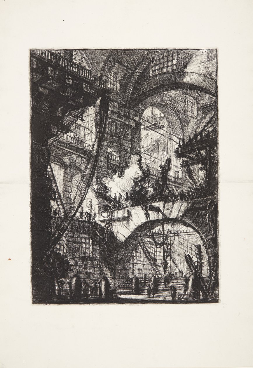 Den rykande elden av Giovanni Battista Piranesi