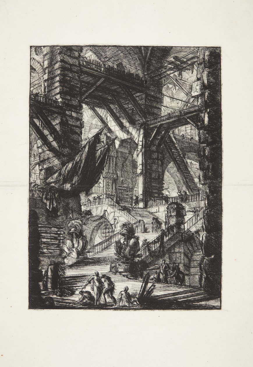 Trappan med troféer av Giovanni Battista Piranesi