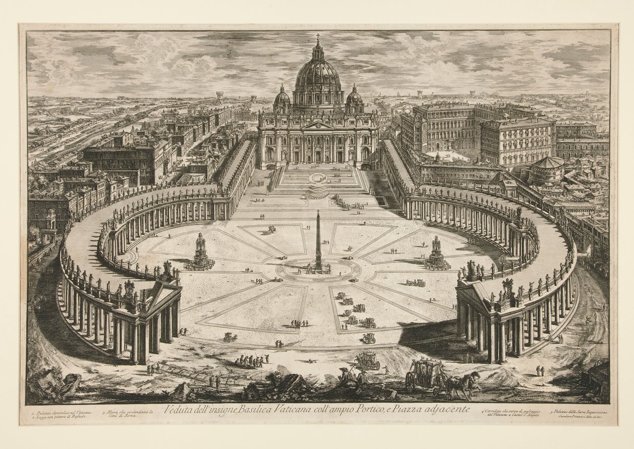 Utsikt över av Giovanni Battista Piranesi