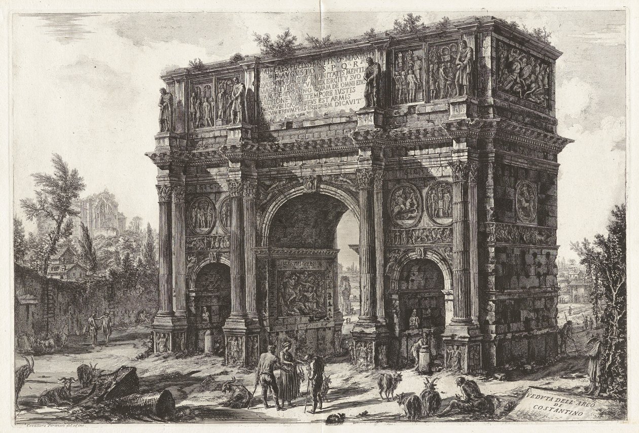 Utsikt över av Giovanni Battista Piranesi