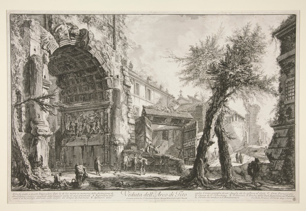 Utsikt över av Giovanni Battista Piranesi