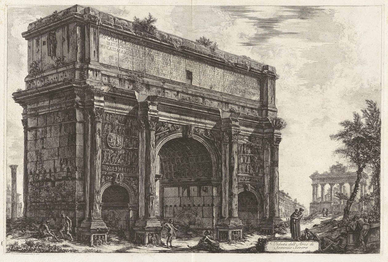 Utsikt över av Giovanni Battista Piranesi