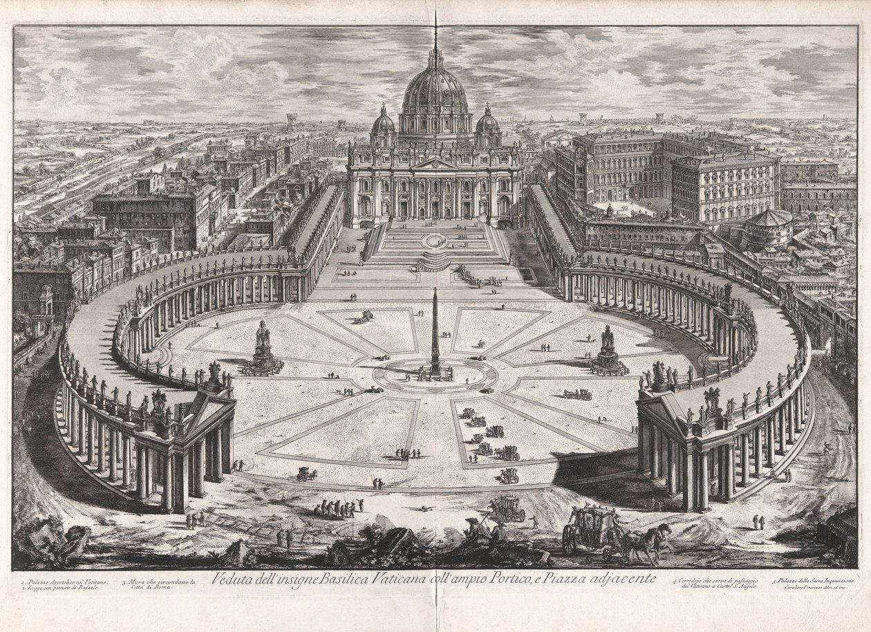 Utsikt över av Giovanni Battista Piranesi