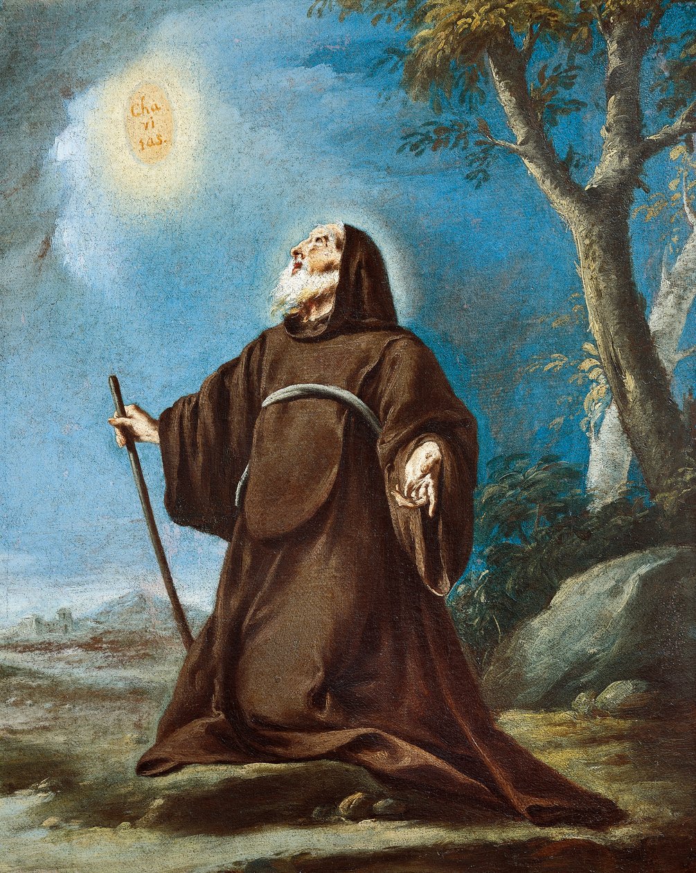 St Francis av Paola, av Giovanni Battista Pittoni den yngre (1687-1767) av Giovanni Battista Pittoni
